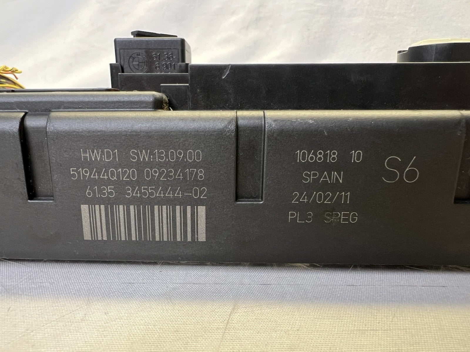 ✅ 2007-2014  MINI COOPER S BCM JBE INTERIOR DISTRIBUTION FUSE BOX 3455444-02 OEM