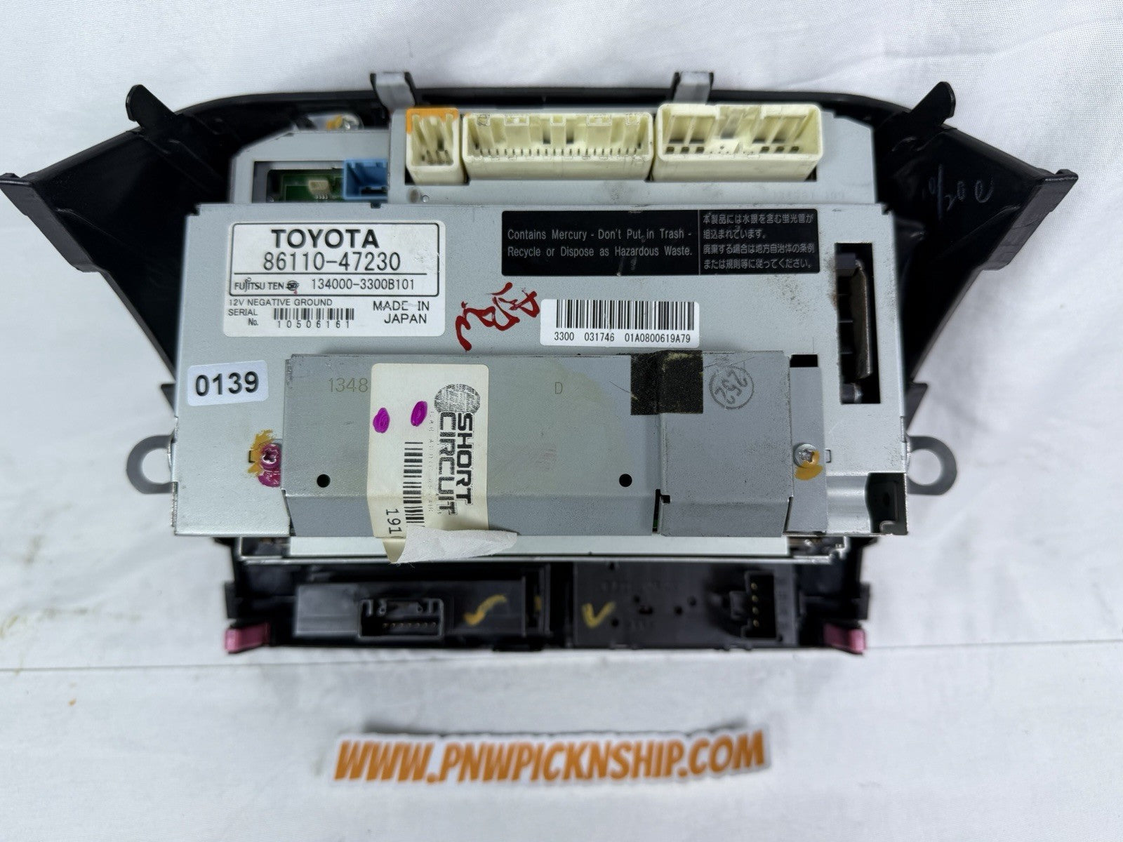 ✅ 2006-09 TOYOTA PRIUS MFD INFORMATION DISPLAY SCREEN 86110-47230 TESTED OEM