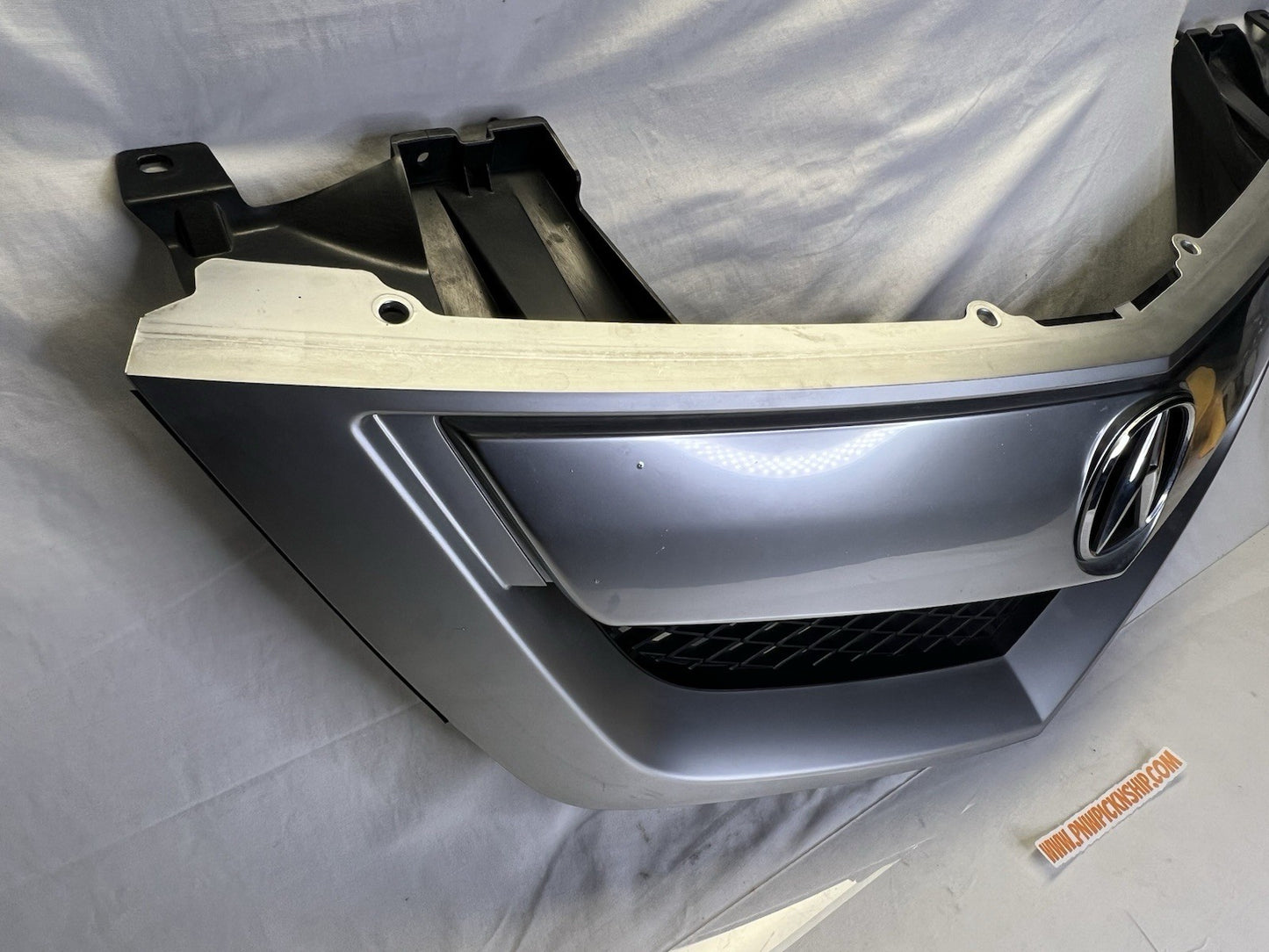✅ 2010-2013 Acura MDX Front Bumper Grille With Emblem OEM Silver Grill READ