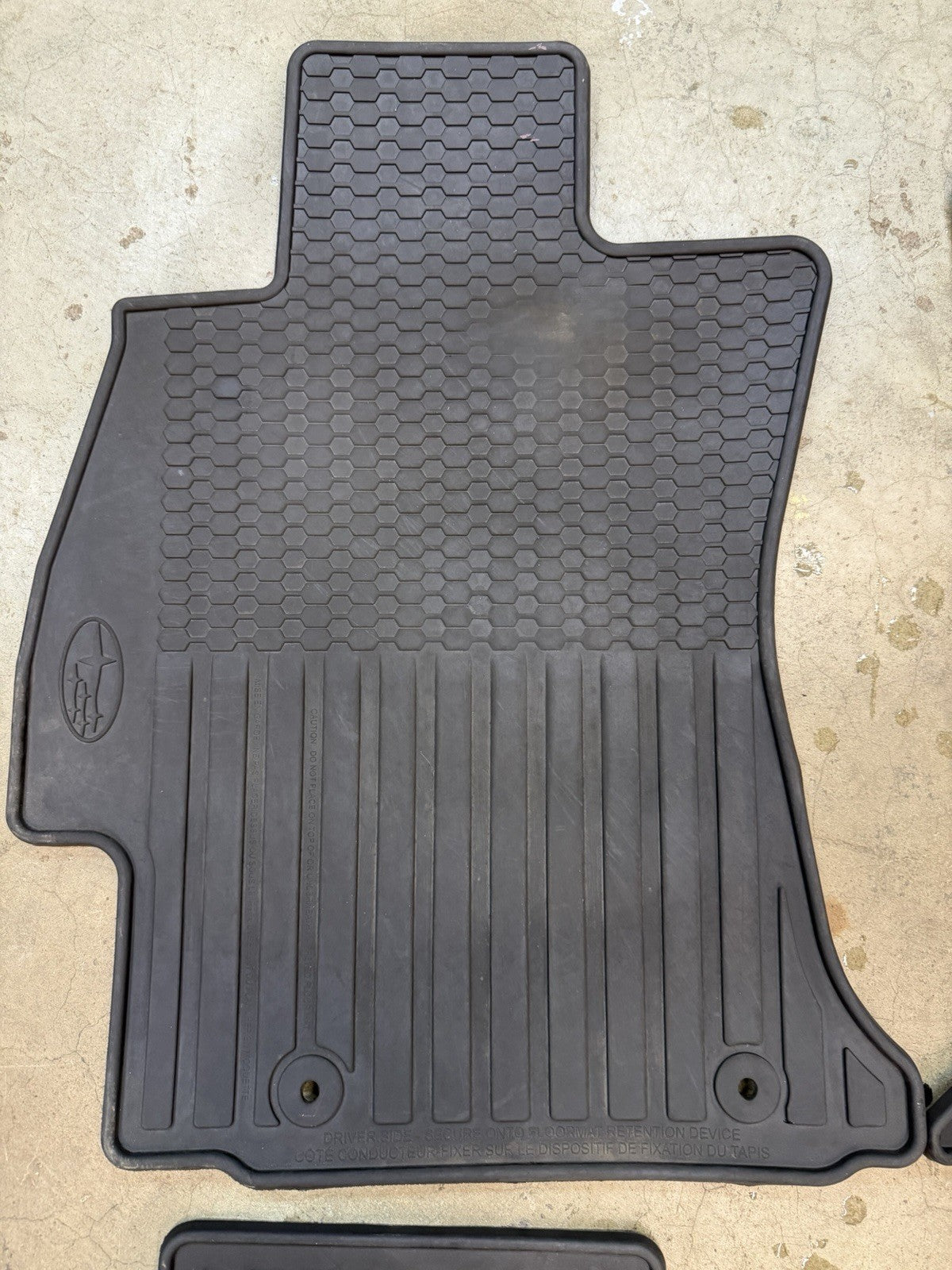 ✅ 2014-2018 Subaru Forester Black All Weather Floor Mats Set Rubber Factory OEM