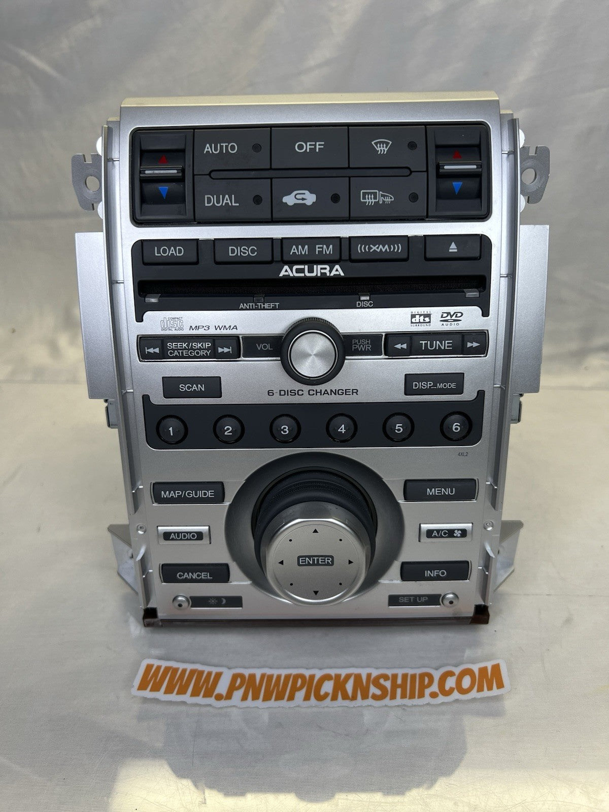 ✅ 2006-2008 Acura RL KB1 Radio MP3 Player 6 CD Changer AC Control Panel Deck OEM