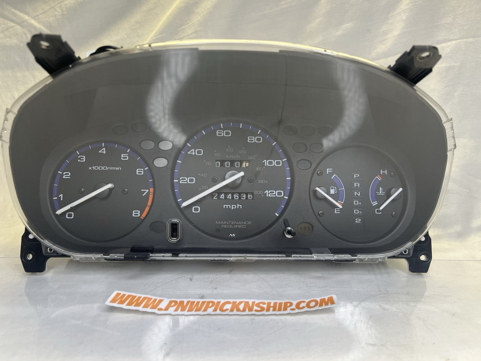✅ 96-00 Honda Civic LX DX Automatic Gauge Cluster 244K Speedo Speedometer OEM EK