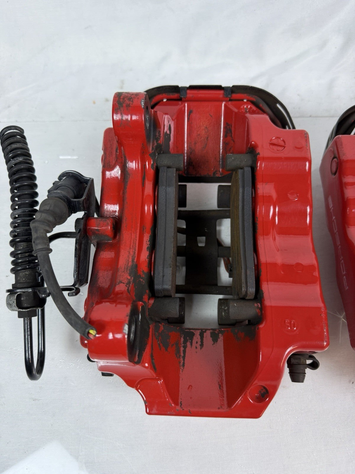 ✅ 03-10 Porsche Cayenne Turbo Brembo Rear Brake Caliper Calipers Set of 2 Pc OEM