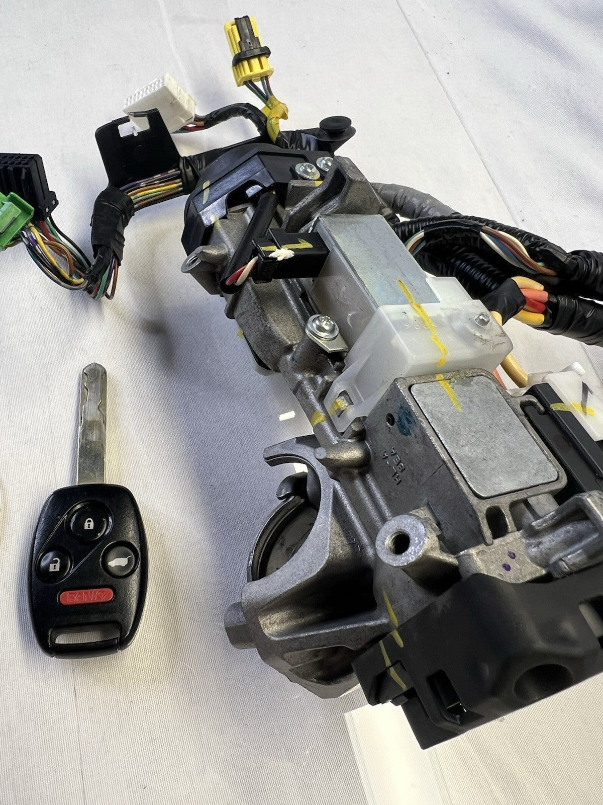 ✅ 2009-2015 HONDA PILOT IGNITION SWITCH LOCK CYLINDER W/KEY & IMMOBILIZER OEM