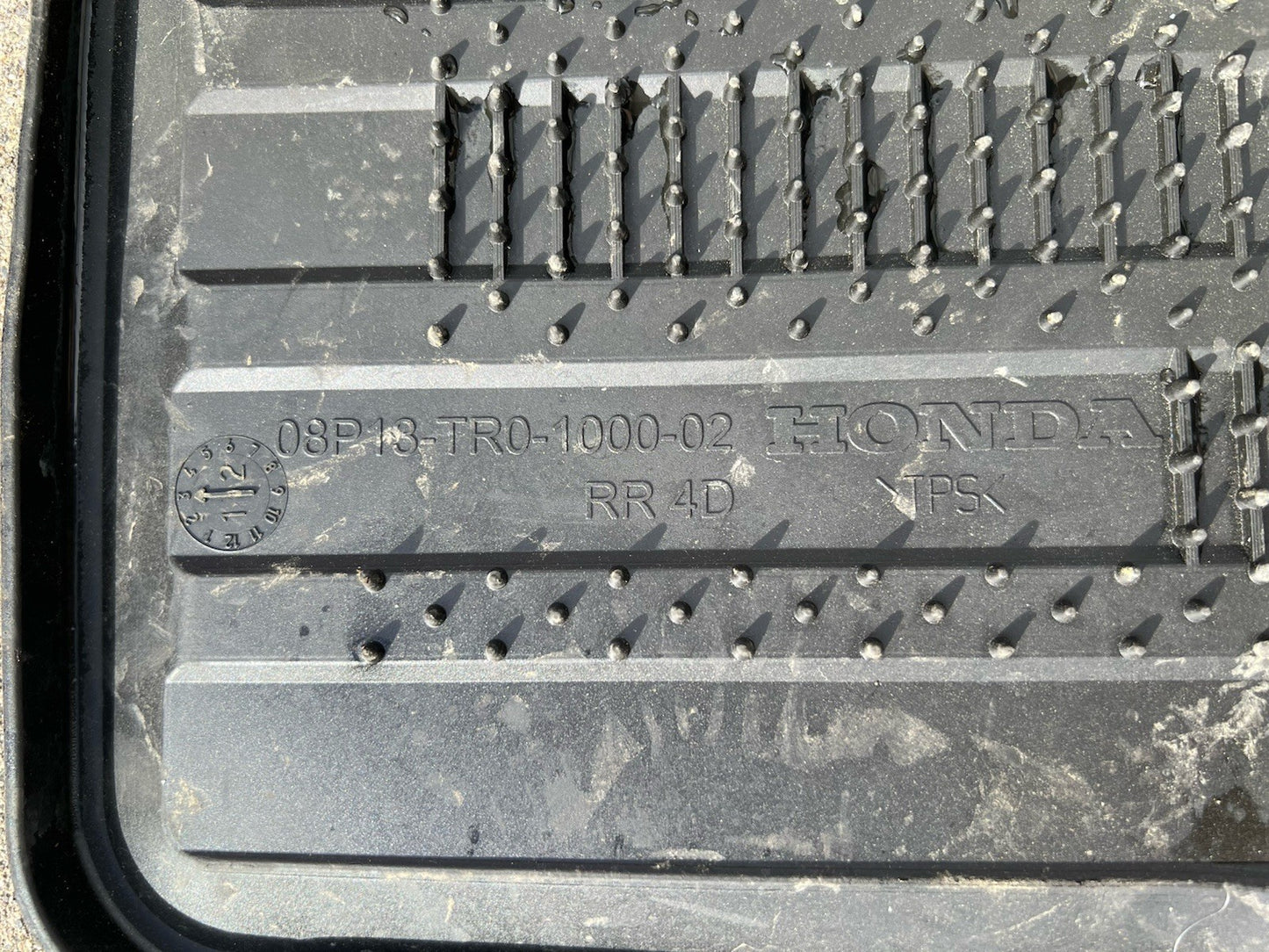 ✅06-11 HONDA CIVIC Sedan / Coupe BLACK RUBBER FLOOR MATS OEM FACTORY ALL WEATHER