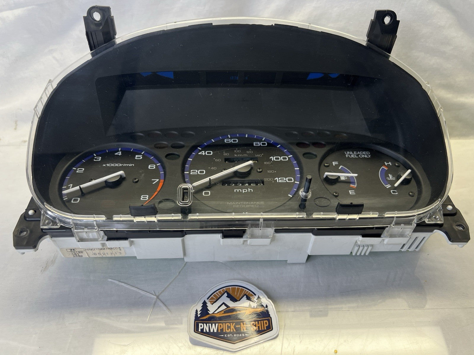 ✅ 1996 - 2000 Honda Civic EX Manual RPM Instrument Cluster No ABS 222k EK OEM