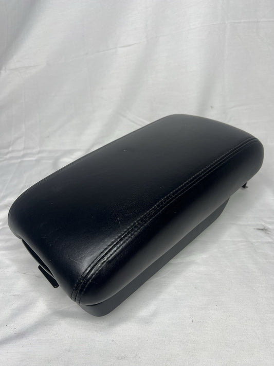 ✅1997-2001 Lexus ES300 Center Console Black Leather Armrest Lid Storage Bin OEM