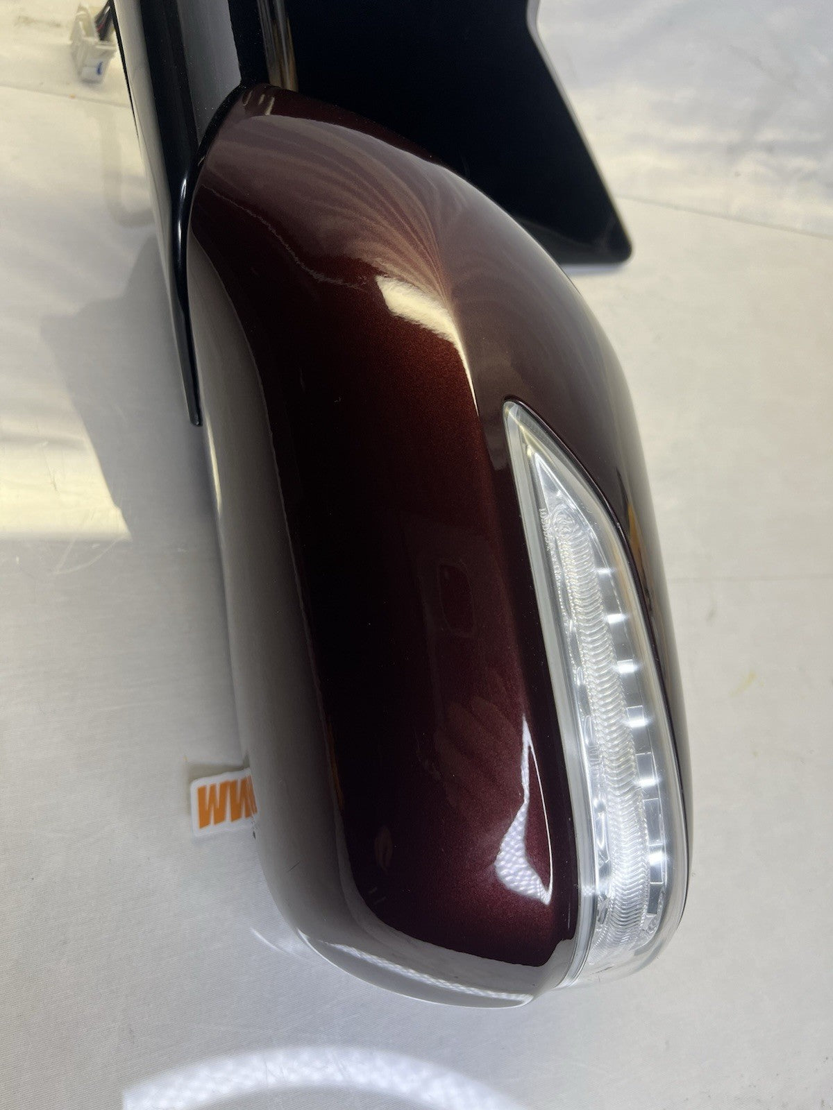 ✅ 10-13 Acura MDX Driver Left Side View Mirror Power Heated 11 Wire Dark Cherry