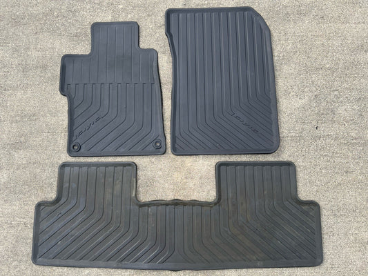 ✅06-11 HONDA CIVIC Sedan / Coupe BLACK RUBBER FLOOR MATS OEM FACTORY ALL WEATHER