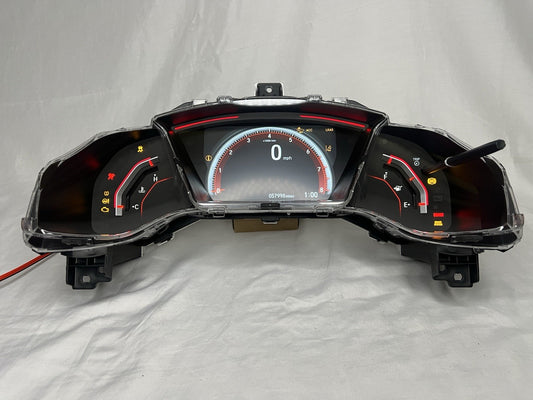 ✅ 20-21 Honda Civic Si Speedometer Instrument Cluster Panel Gauges 57,998 Miles