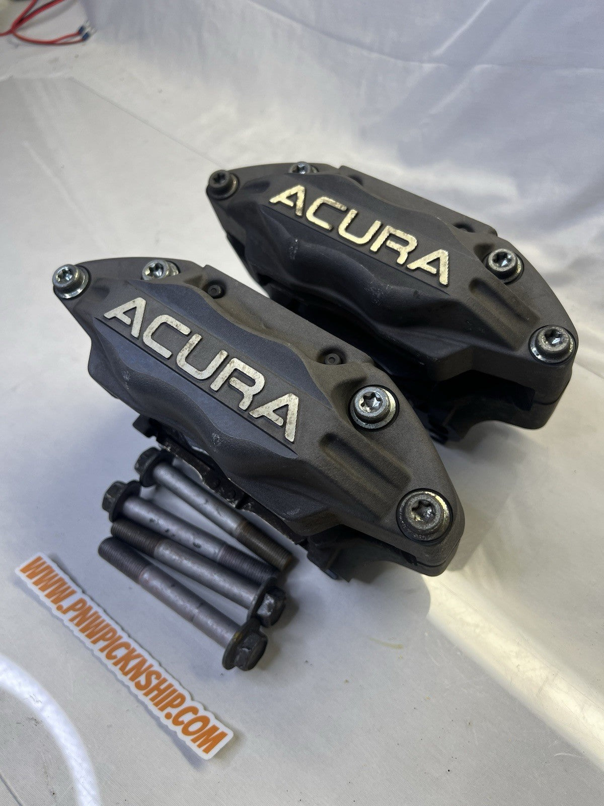 ✅ 2005-2012 Acura RL Advics Front Left Right 4 Piston Brake Calipers (Pair) OEM