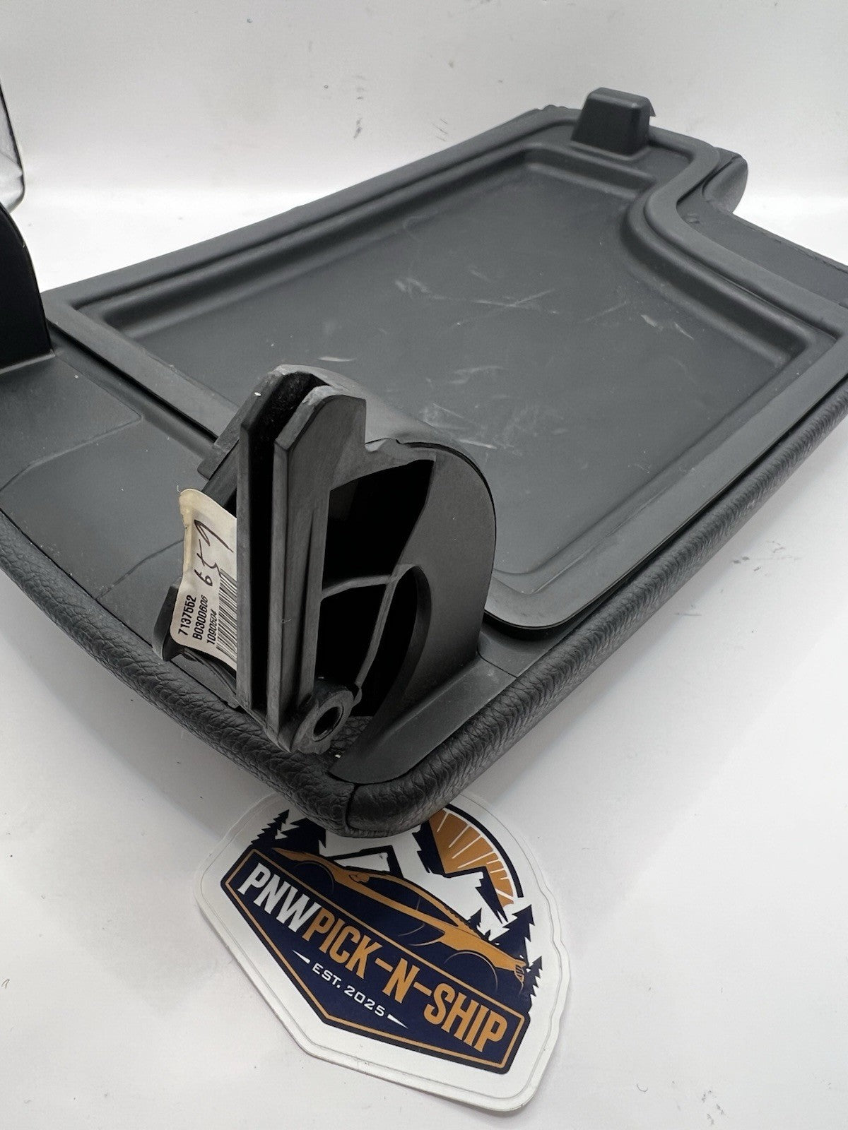 ✅ 2006 - 2013 BMW E90 E92 FRONT CENTER CONSOLE ARM REST ARMREST LID Black OEM