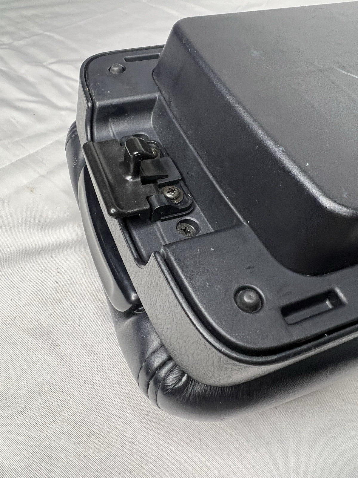 ✅1997-2001 Lexus ES300 Center Console Black Leather Armrest Lid Storage Bin OEM