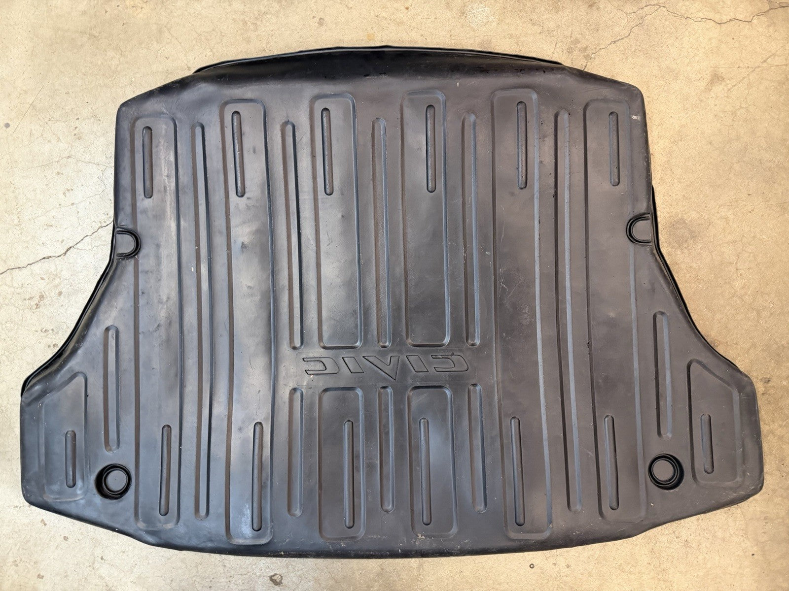 ✅ 2006-2011 Honda Civic All Weather Trunk Mat Cargo Liner Rubber Black OEM