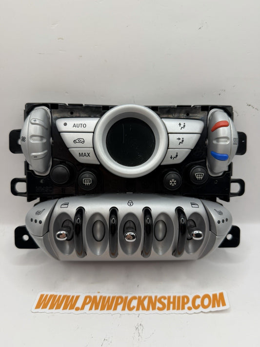 ✅ 2010 MINI COOPER CLUBMAN HEATER A/C CLIMATE TEMPERATURE CONTROLS OEM 3455286