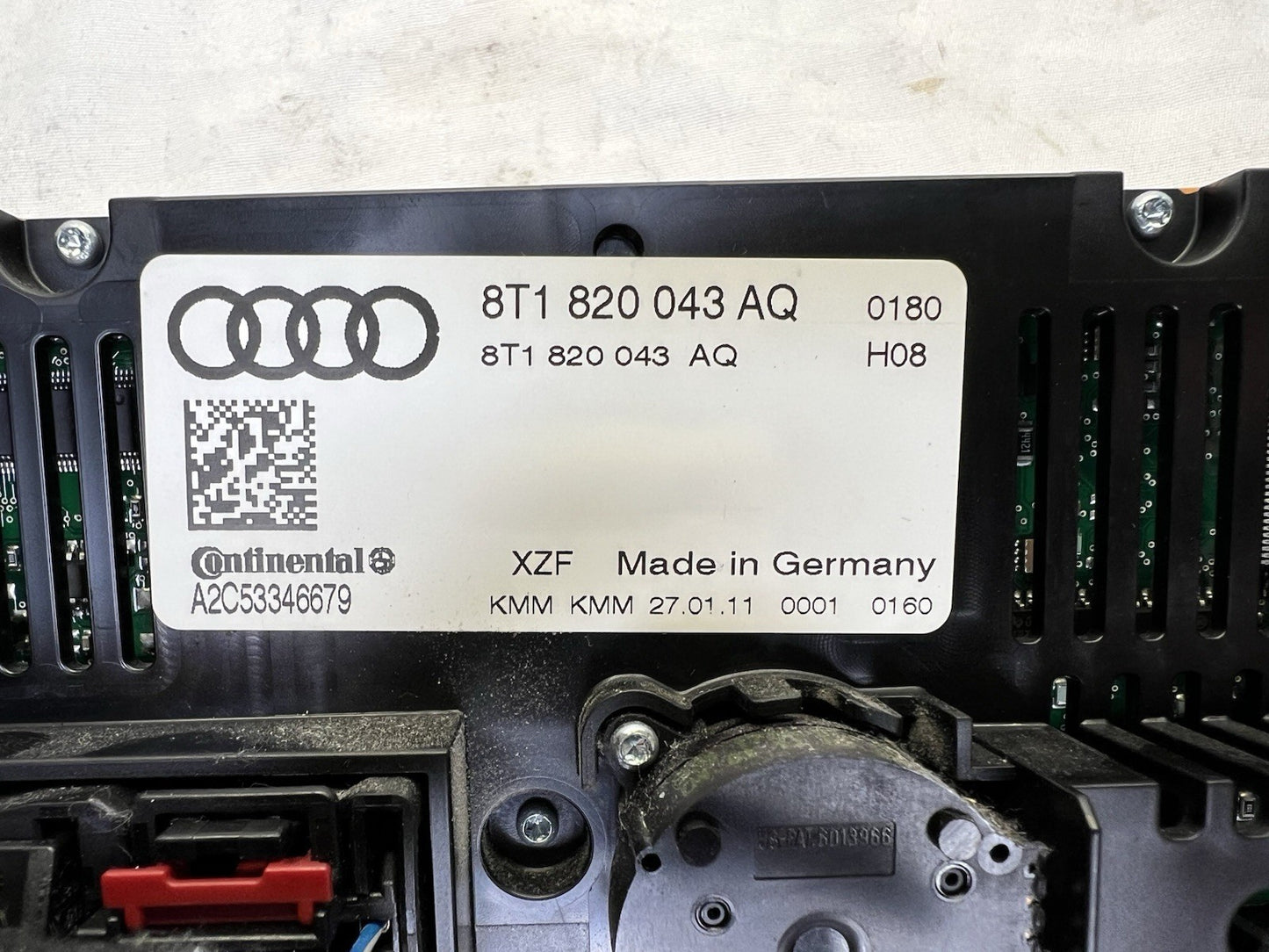 ✅ 2008-2014 OEM Audi Q5 A5 AC Heater Climate Control Temperature Switch Panel