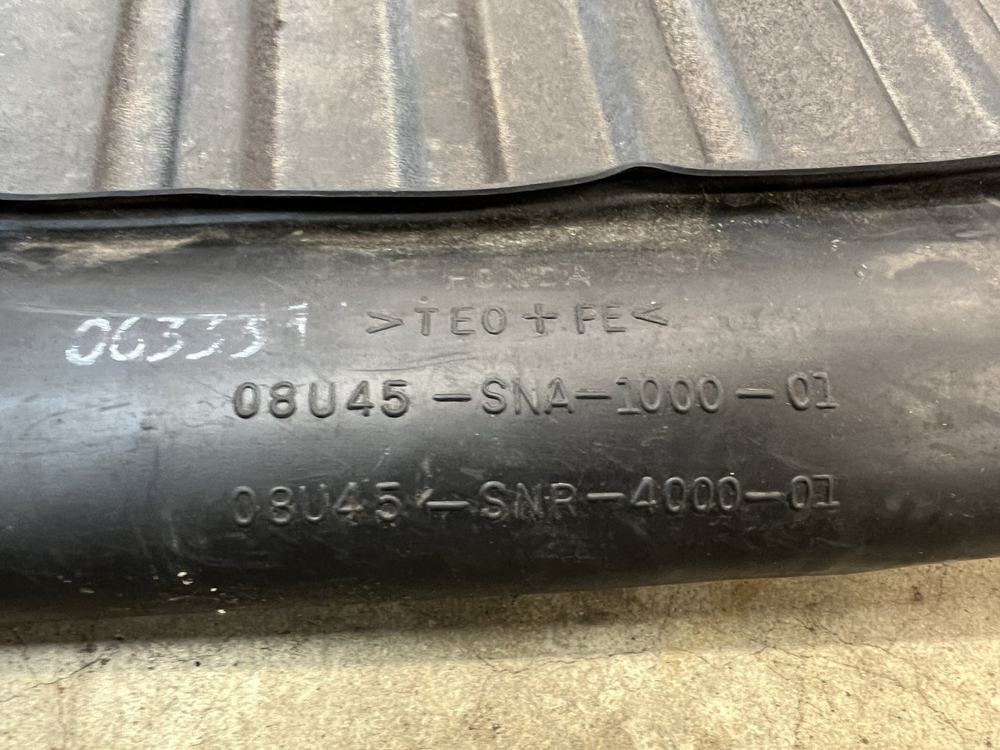 ✅ 2006-2011 Honda Civic All Weather Trunk Mat Cargo Liner Rubber Black OEM