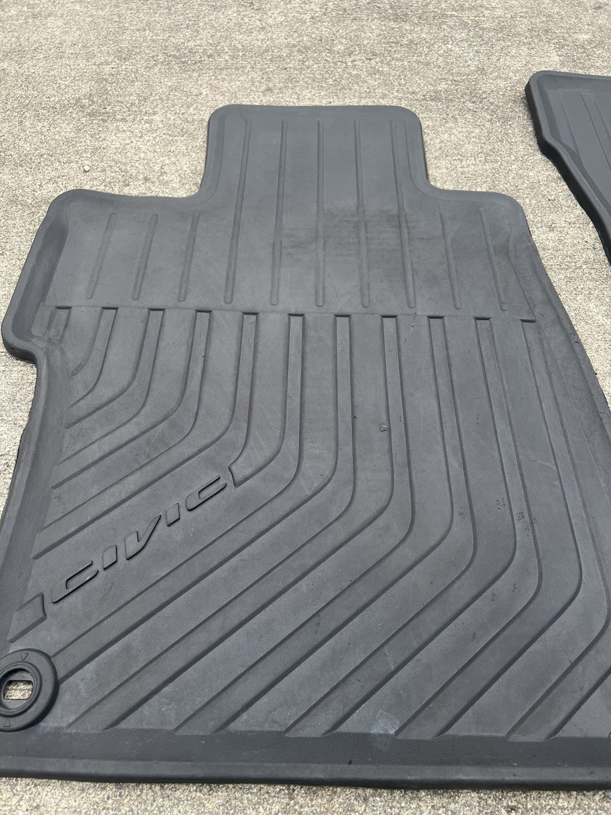 ✅06-11 HONDA CIVIC Sedan / Coupe BLACK RUBBER FLOOR MATS OEM FACTORY ALL WEATHER