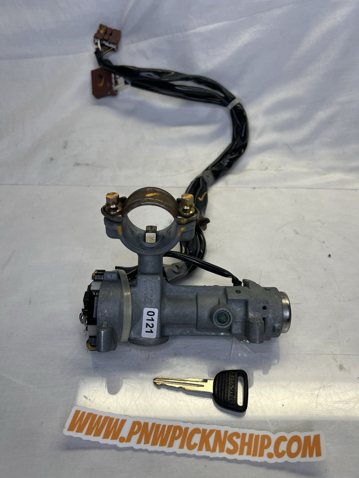 ✅ 1996-2000 Honda Civic Manual Ignition Switch Harness Lock Cylinder w/ OEM Key