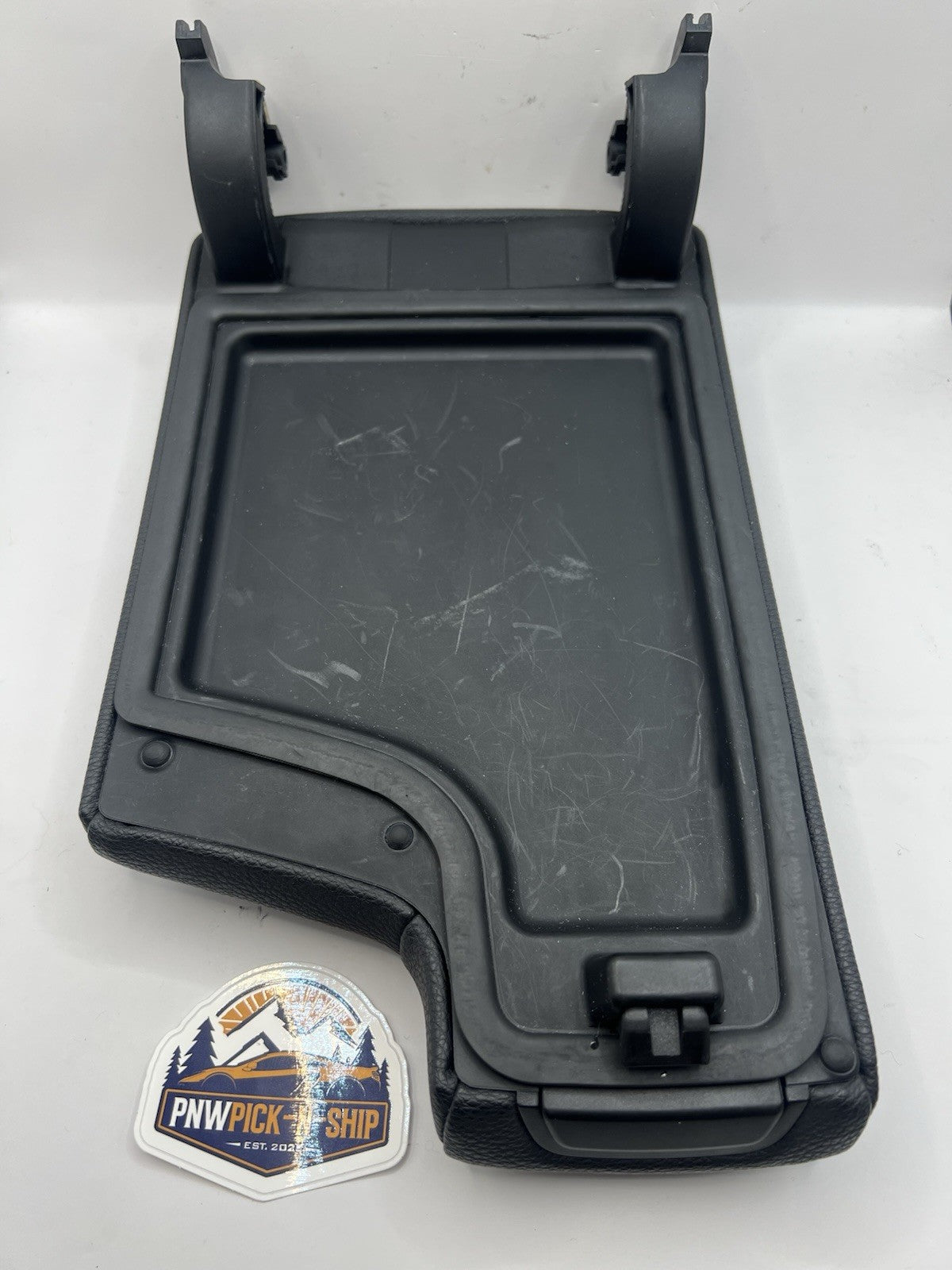 ✅ 2006 - 2013 BMW E90 E92 FRONT CENTER CONSOLE ARM REST ARMREST LID Black OEM