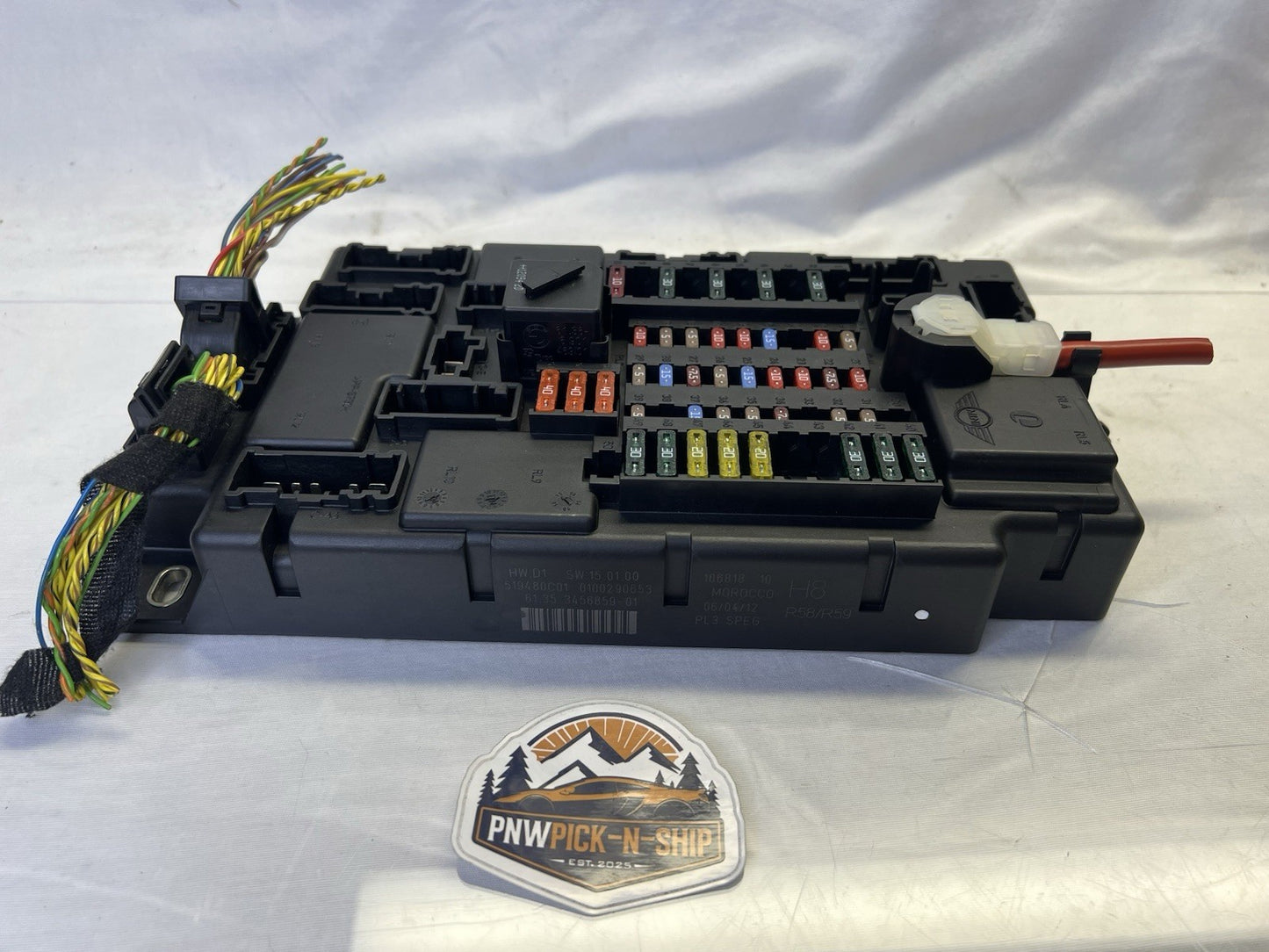 ✅2012 MINI R58 R59 H8 JBE Module Fuse Junction Box Unit Fusebox PL3 6135 3456859