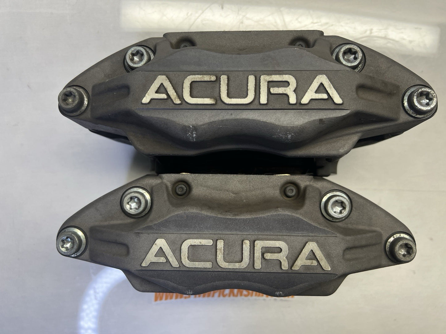 ✅ 2005-2012 Acura RL Advics Front Left Right 4 Piston Brake Calipers (Pair) OEM