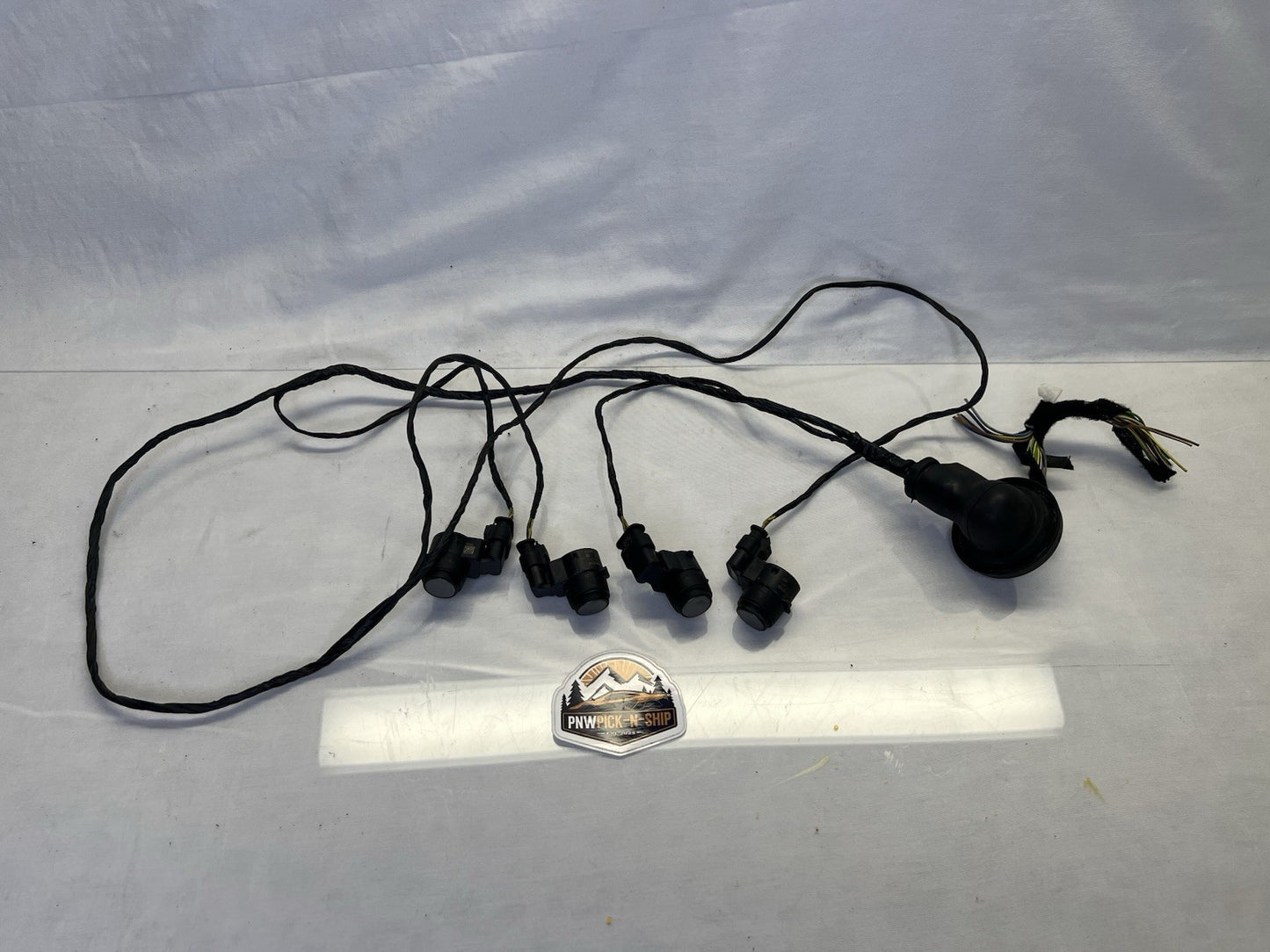 ✅ OEM BMW E90 E92 E93 M3 Rear Parking Distance Sensor Harness Wires PDC Graphite
