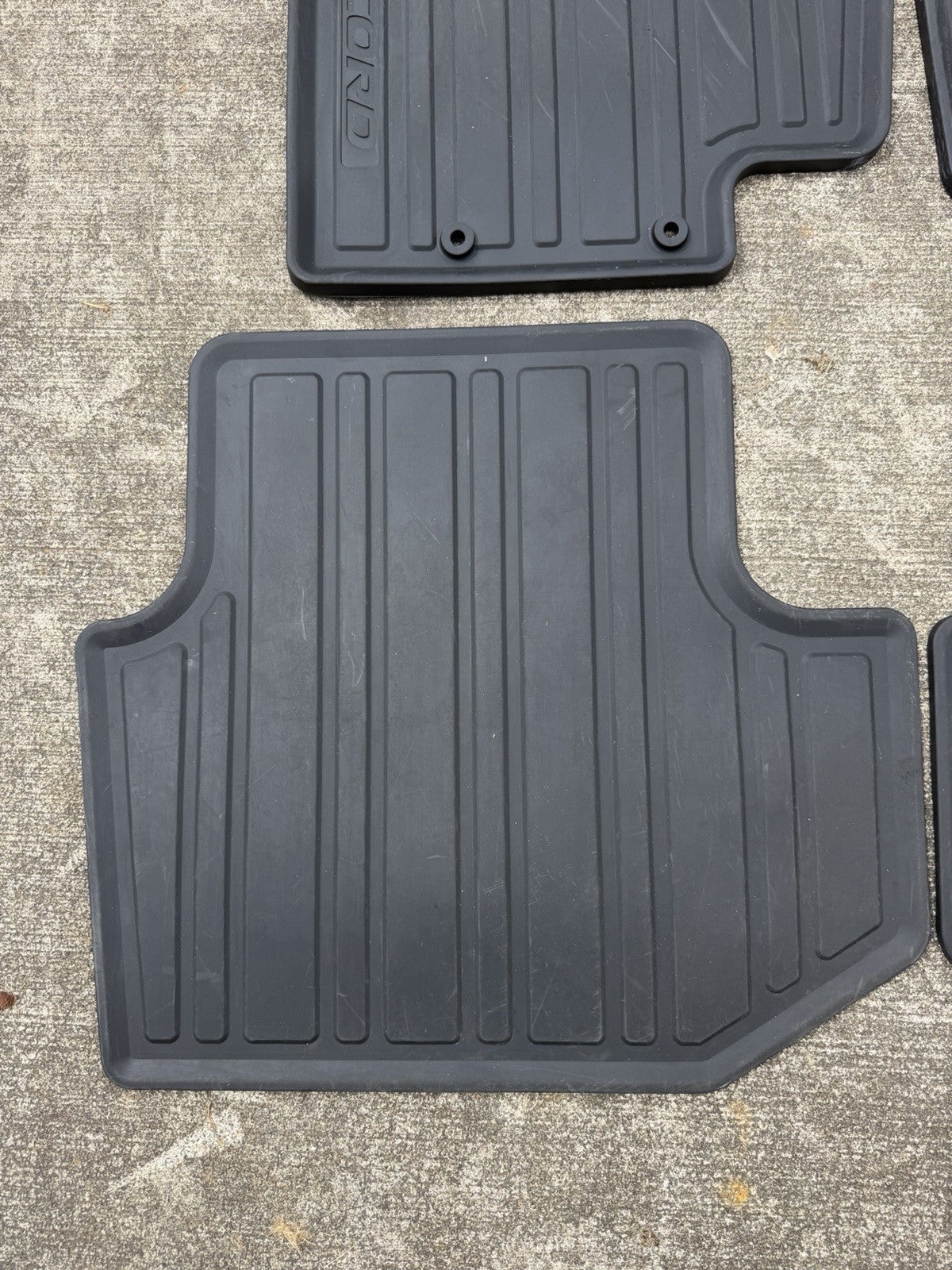 ✅ 2003-2007 Honda Accord All Weather Rubber Floor Mats Black OEM Factory 4 Piece