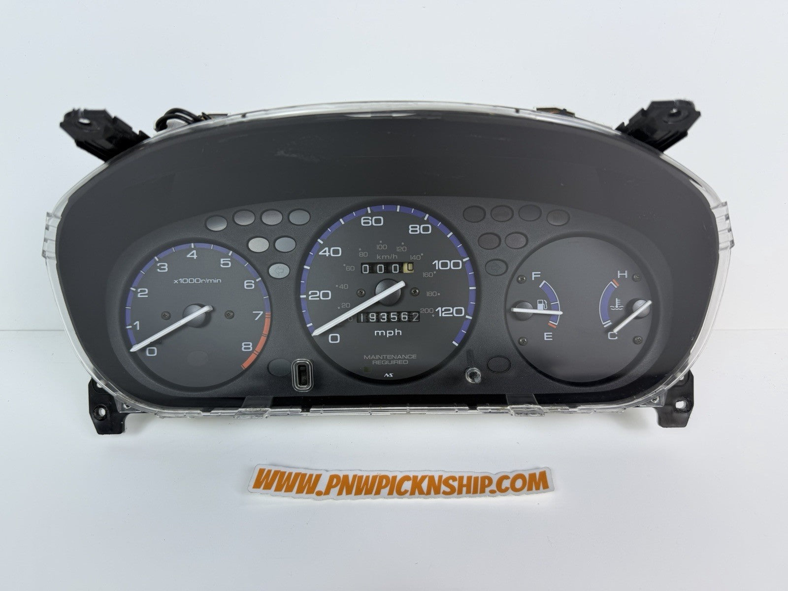 ✅ 1996 - 2000 Honda Civic EX Manual RPM Instrument Cluster No ABS 193k EK M/T