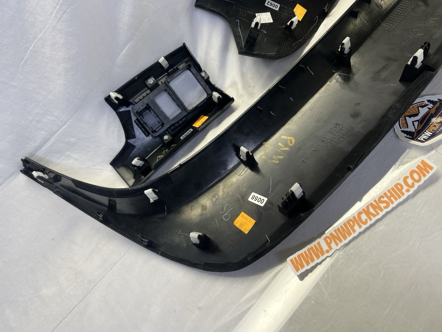 ✅ 2007-2009 ACURA MDX Dash Panel Dark Woodgrain Trim LH CENTER RH SET OF 3 OEM