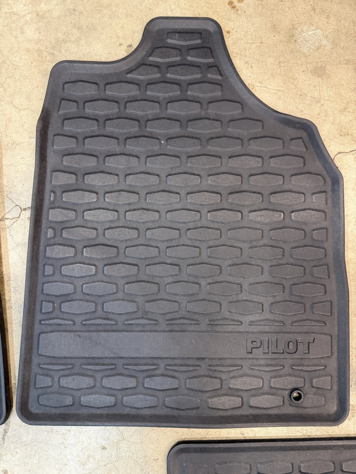 ✅ 03-08 Honda Pilot All Weather Floor Mat Set 3 Piece Set BLACK Mats OEM Factory