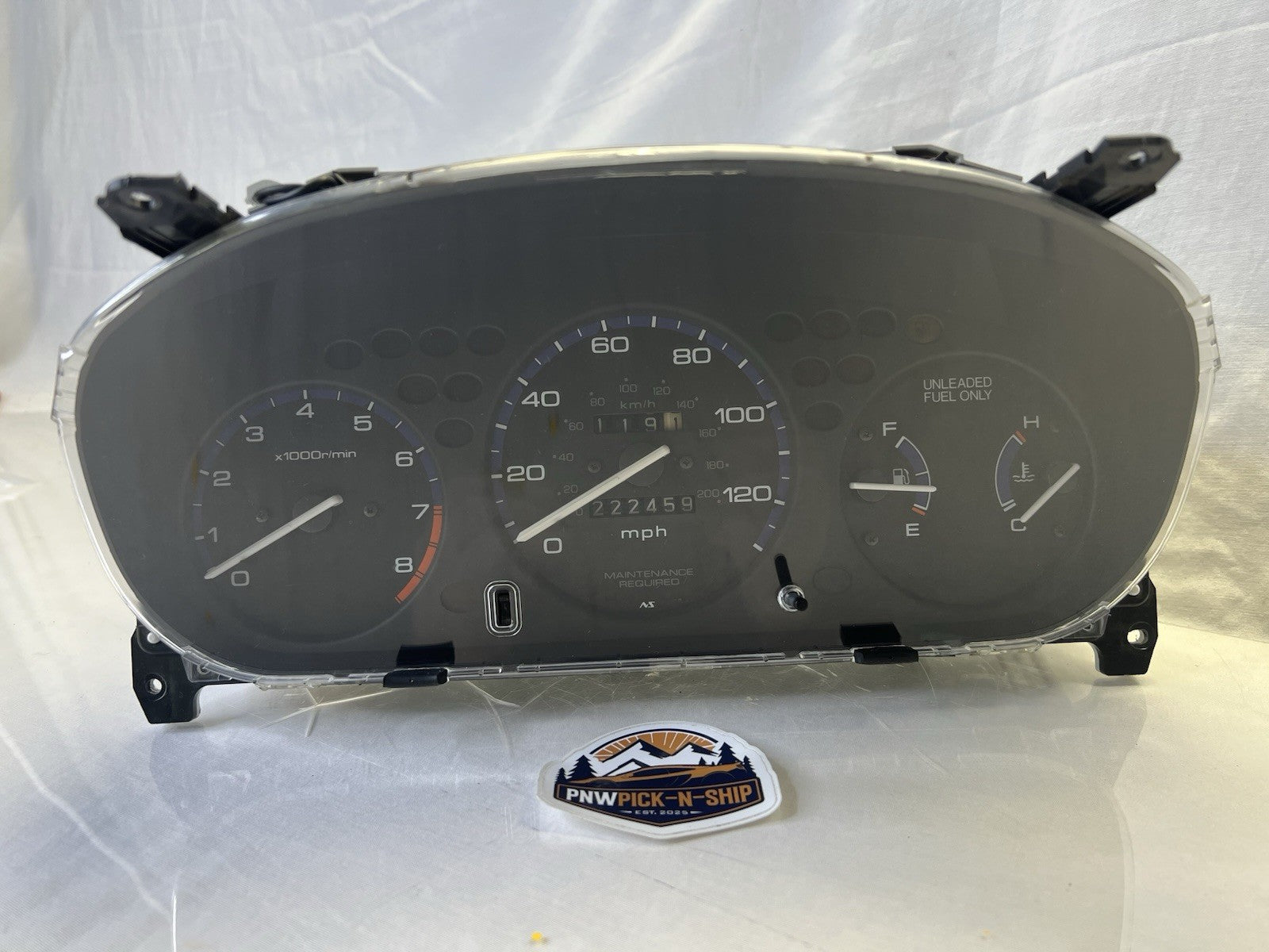 ✅ 1996 - 2000 Honda Civic EX Manual RPM Instrument Cluster No ABS 222k EK OEM