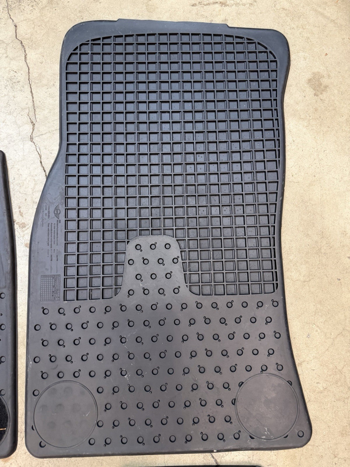 ✅ 08-14 Mini Cooper Clubman All Weather Floor Mats Rubber Black Set OEM R55