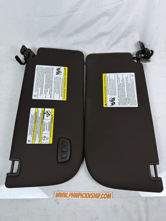 ✅2015-2017 Ford F-150 King Ranch Driver & Passenger Sun Visor Shade Set OEM F150