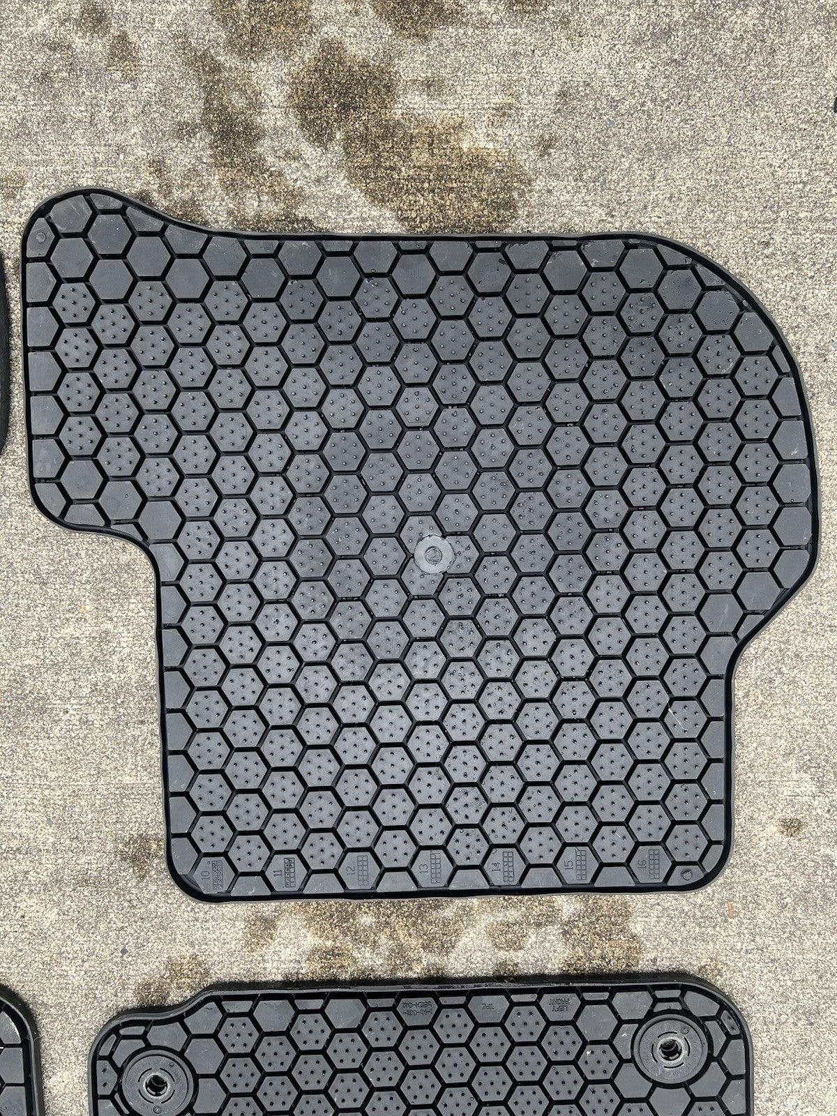 ✅ 10-14 VOLKSWAGEN GOLF GTI OEM RUBBER ALL WEATHER STOCK FLOOR MATS FRONT & REAR