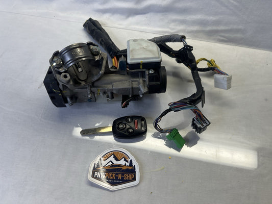 ✅ 2009-2015 HONDA PILOT IGNITION SWITCH LOCK CYLINDER W/KEY & IMMOBILIZER OEM