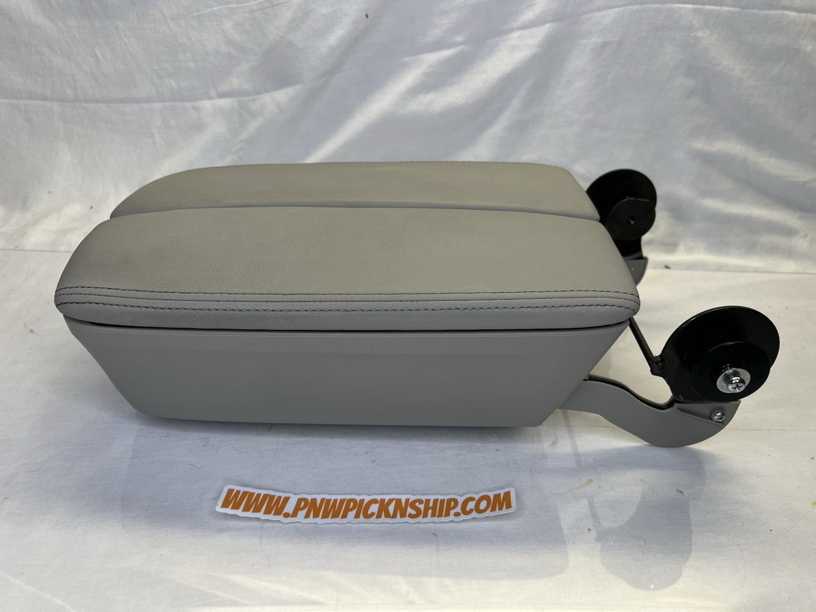 ✅ 2005-2008 Acura RL Center Console Taupe Gray Leather Lid Armrest Cover Storage