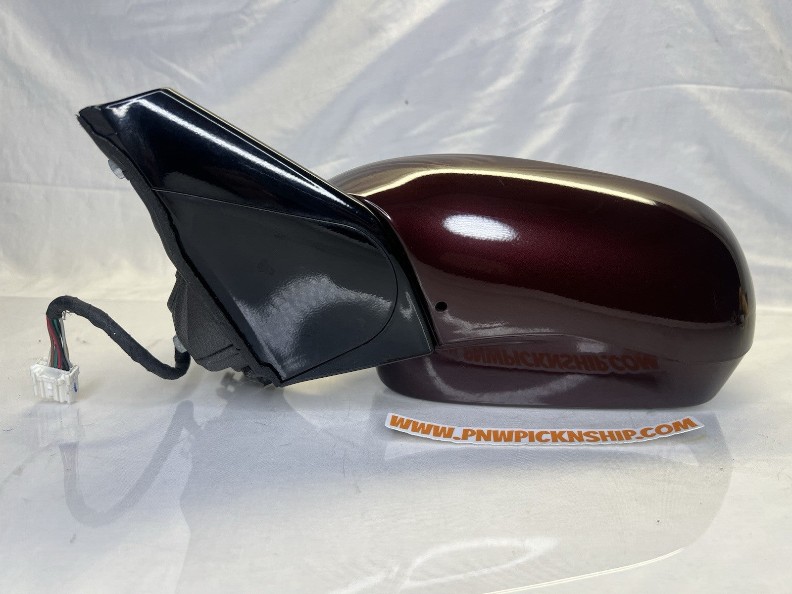 ✅ 10-13 Acura MDX Driver Left Side View Mirror Power Heated 11 Wire Dark Cherry