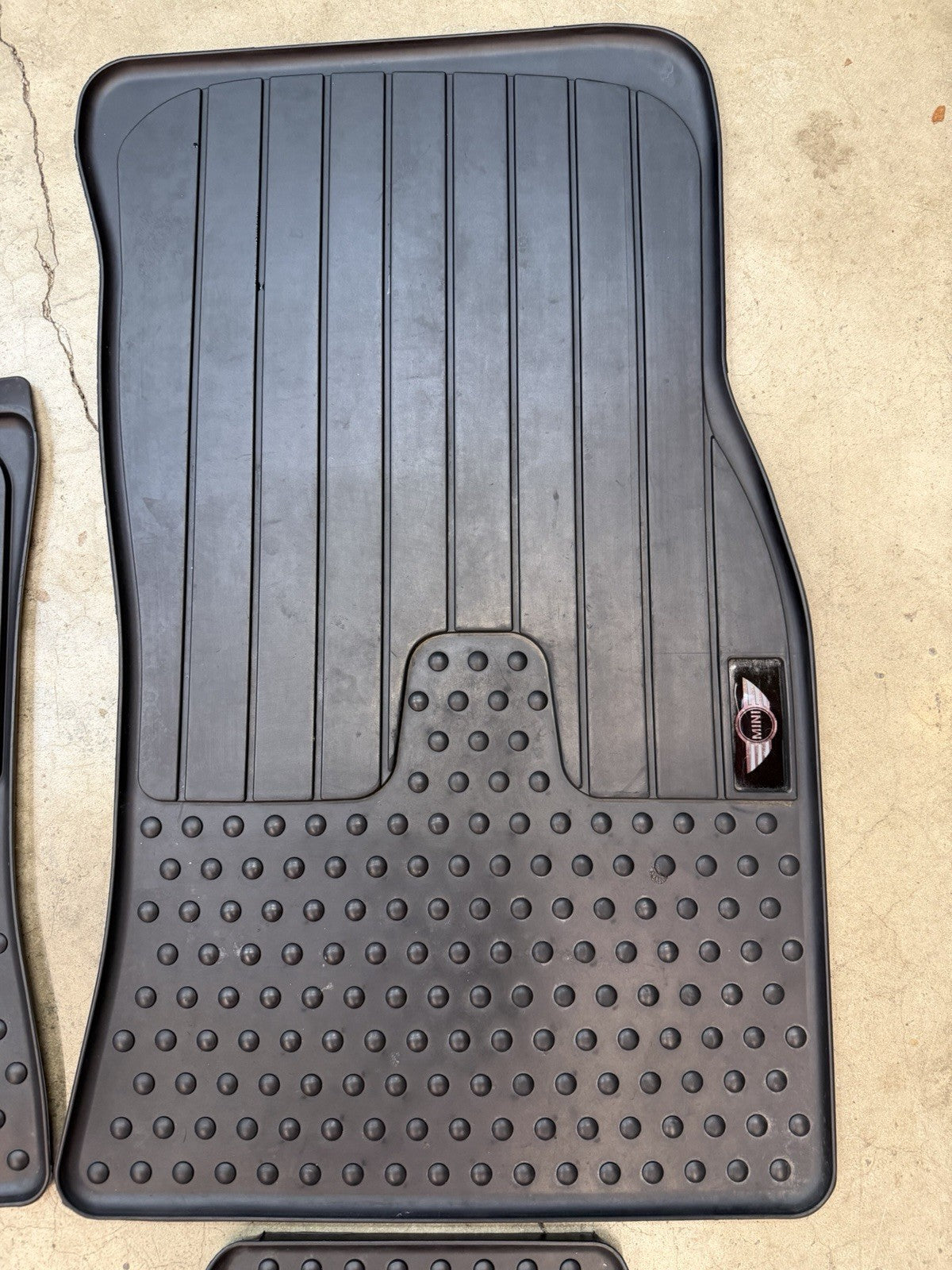 ✅ 08-14 Mini Cooper Clubman All Weather Floor Mats Rubber Black Set OEM R55