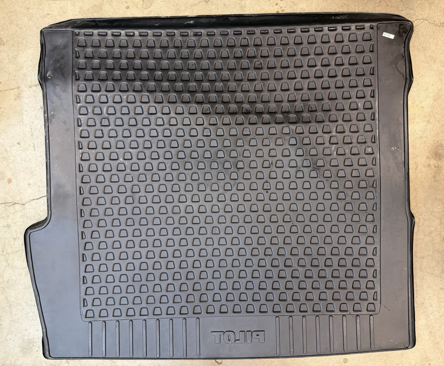 ✅ 2009-2015 Honda Pilot Cargo Liner Black OEM Trunk Mat Rear Rubber All Weather