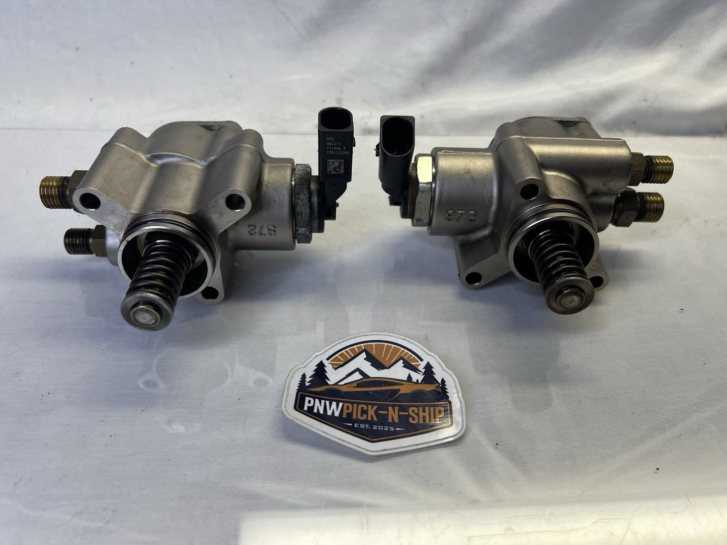 ✅ 2007-2011 Audi A6 A8 RS4 S5 Q7 4.2L V8 High Pressure Fuel Pump Set PAIR OEM