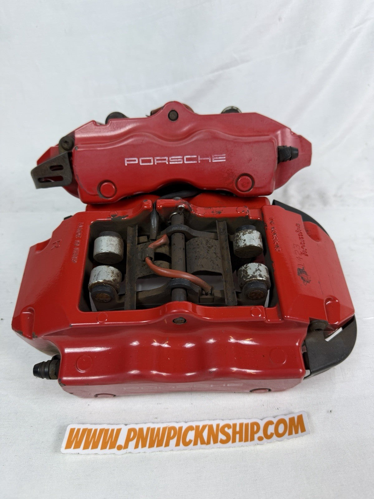 ✅ 03-10 Porsche Cayenne Turbo Brembo Rear Brake Caliper Calipers Set of 2 Pc OEM