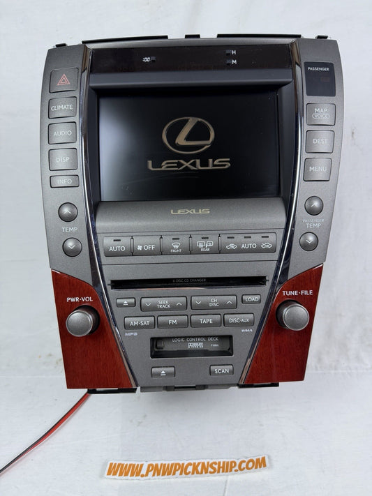 ✅ 2007 - 2009 LEXUS ES350 Navigation Screen Radio CD Head Unit 86430-33013 OEM