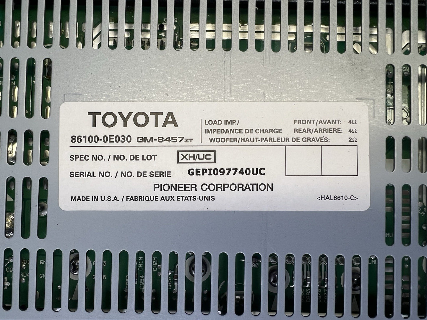 ✅ 2006-2009 Lexus RX330 RX350 Pioneer Radio Stereo Amp Amplifier OEM 86100-0E030