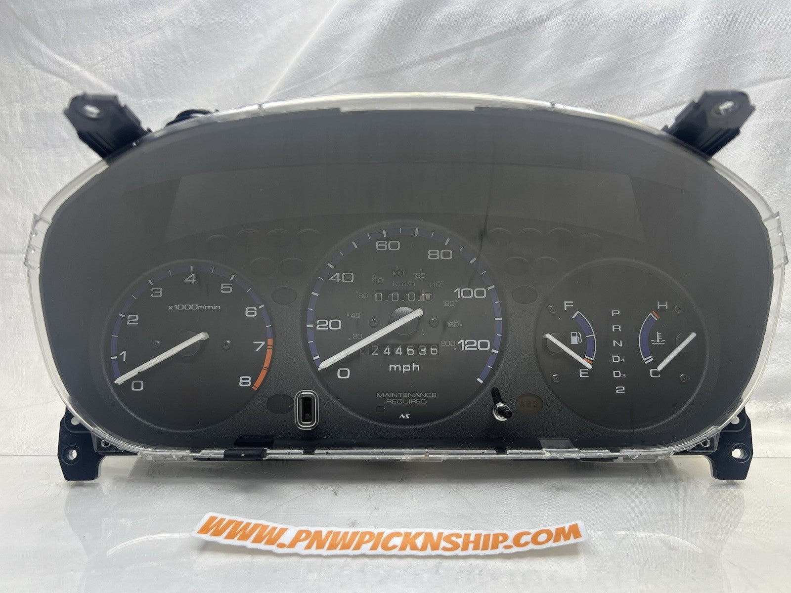 ✅ 96-00 Honda Civic LX DX Automatic Gauge Cluster 244K Speedo Speedometer OEM EK