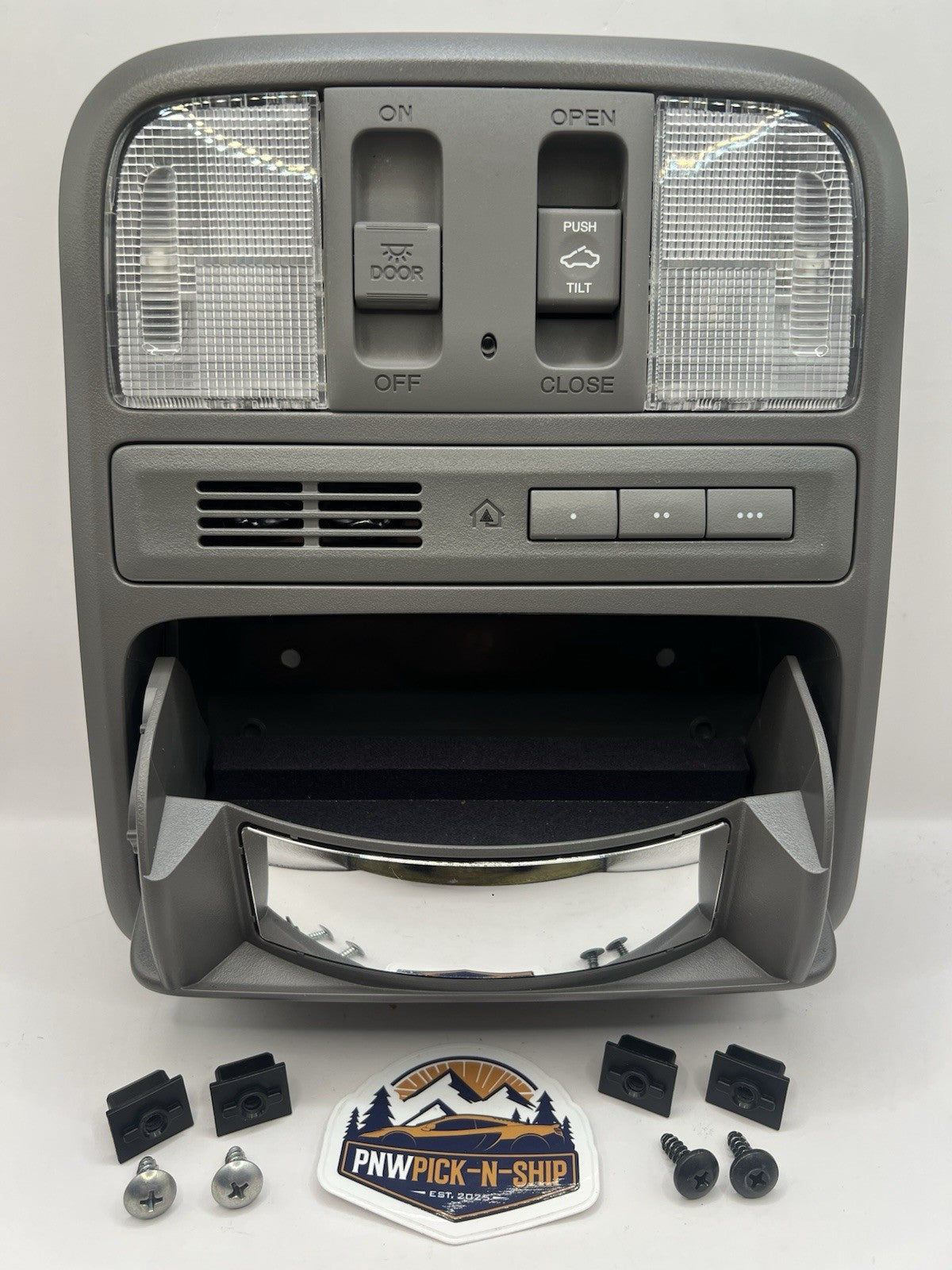 ✅ 2009-2015 Honda Pilot Overhead Console w/Sunroof Switch 83250-SZA-A01 Gray
