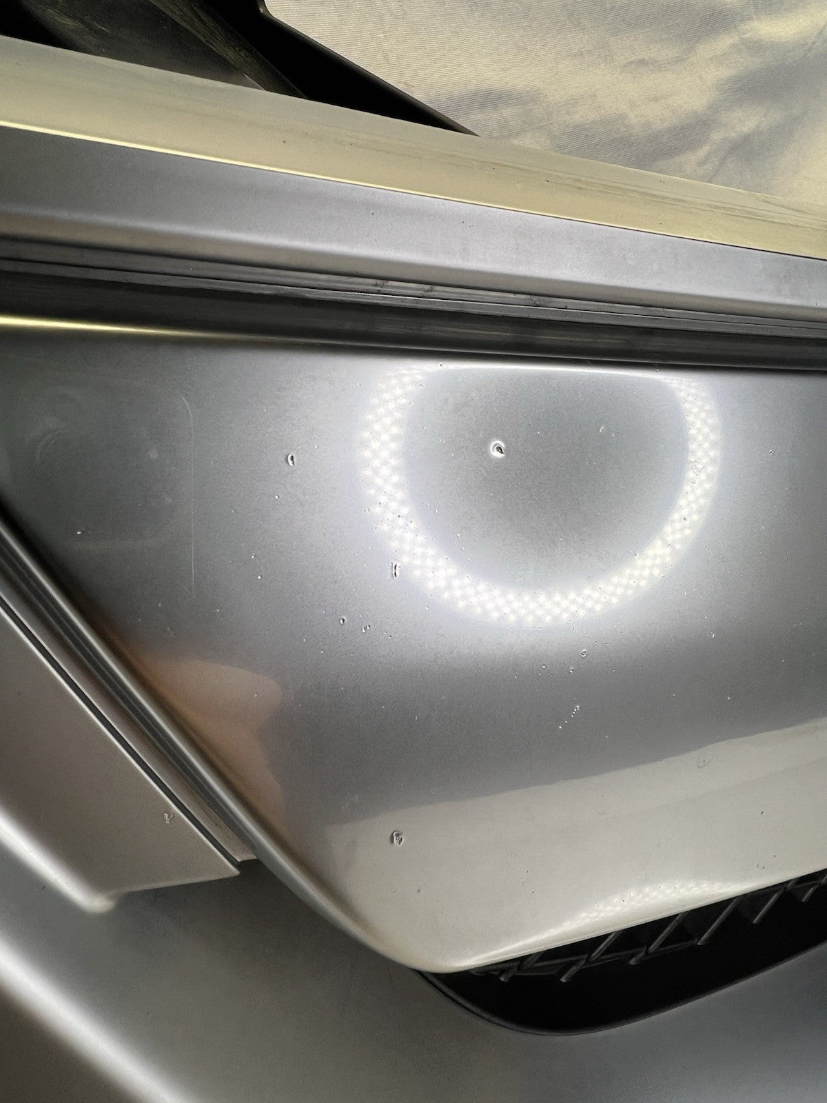 ✅ 2010-2013 Acura MDX Front Bumper Grille With Emblem OEM Silver Grill READ